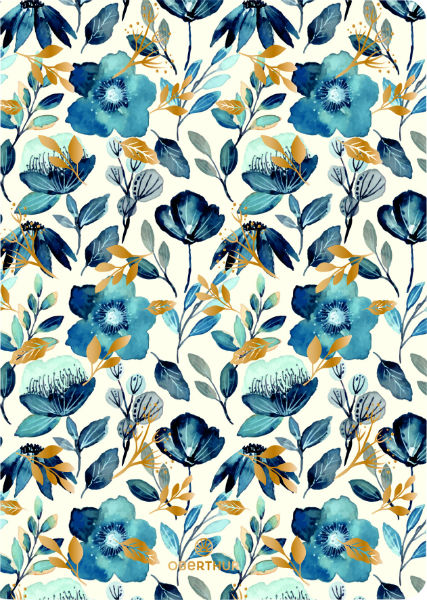 Image de  Carnet souple Salto marine A6 ligné/5x5 