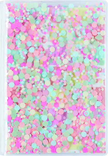 Image de  Agenda 13x18 Confettis pastel 