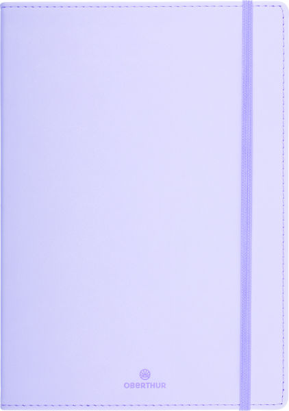 Ref. OBE588750, Carnet souple Carmen mauve A5 ligné, Violet, marque OBERTHUR