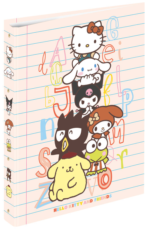 Image de  Classeur 4 anneaux carton Hello Kitty 