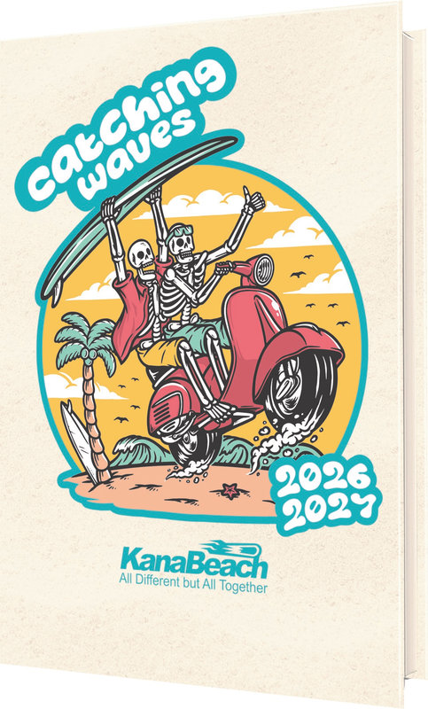 Image de  Agenda journalier 12x17 Kanabeach squelette 