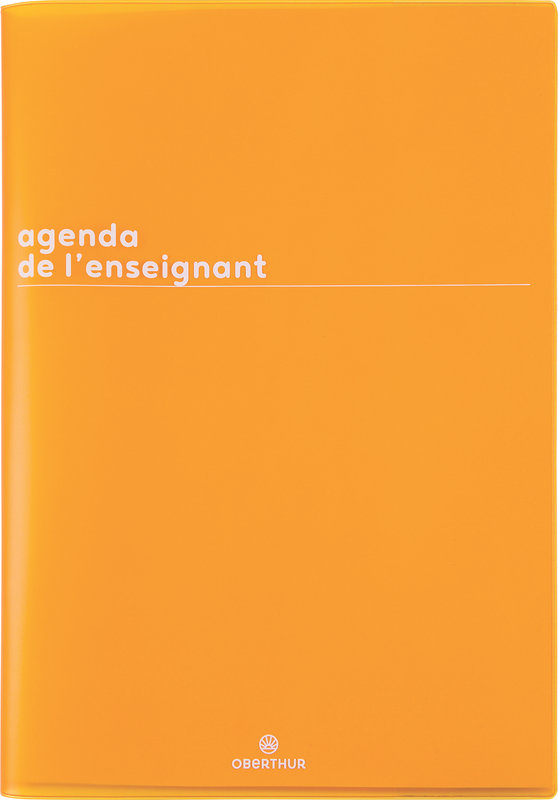 Image de  Agenda semainier de l'enseignant Boréal moutarde 