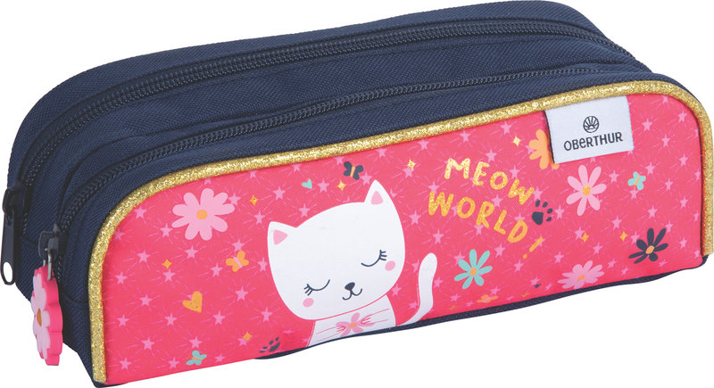 Image de  Fourre tout double Chaton Meow World 
