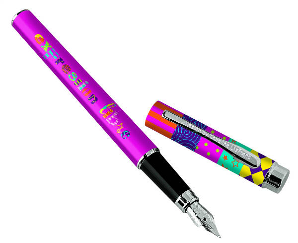 Ref. OBE70323, STYLO PLUME CAROLINE LISFRANC, Assorties, marque CAROLINE LISFRANC