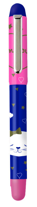 Image de  STYLO ROLLER CHATONS MIAOU 