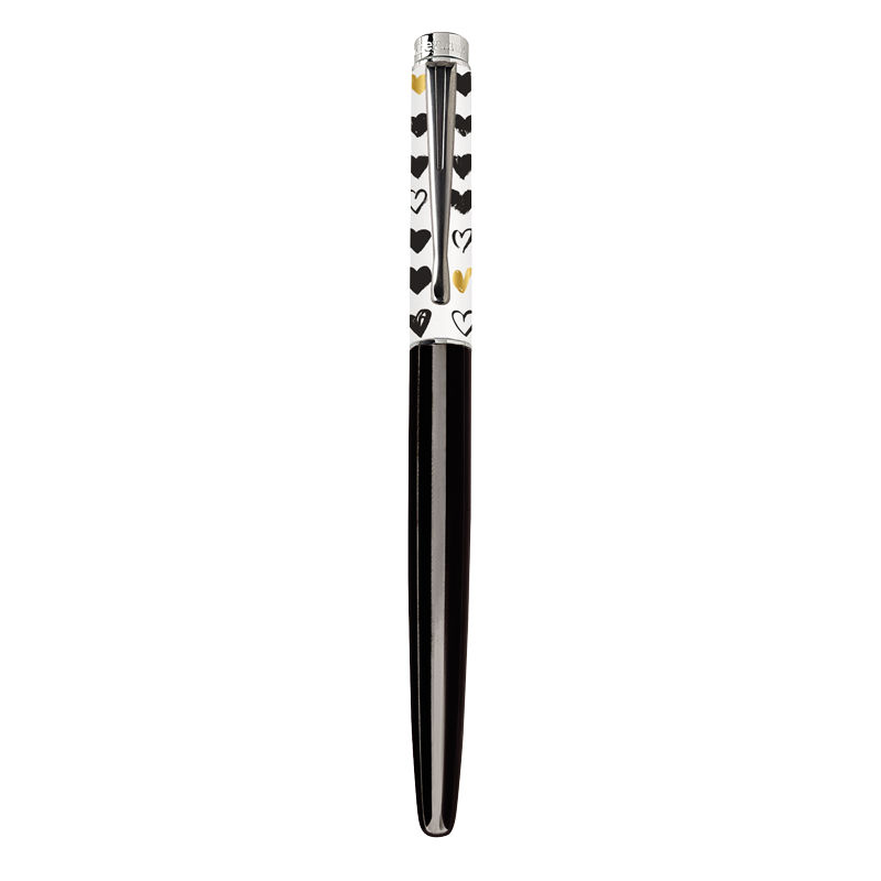 Image de  Stylo roller black & gold 