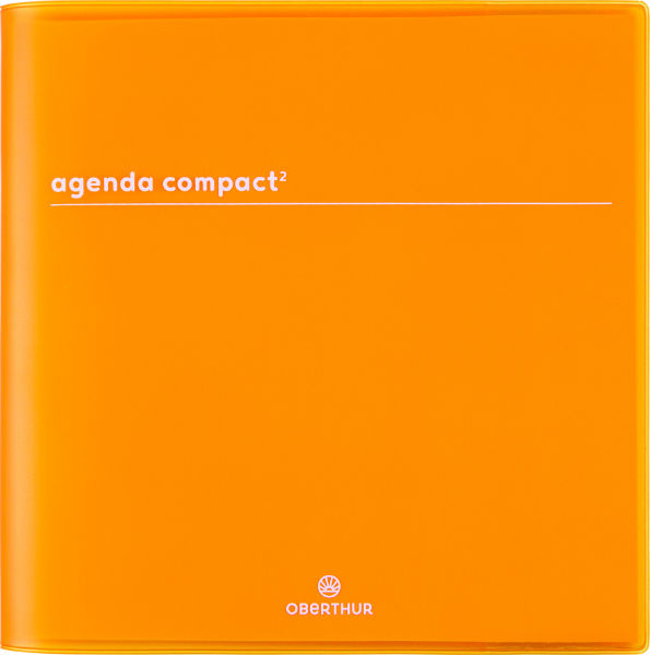 Image de  Agenda compact 16x16 Boréal moutarde 