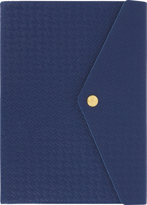 Ref. OBE8231061, OBERTHUR - Semainier A5 Sintra marine, Bleu, marque OBERTHUR