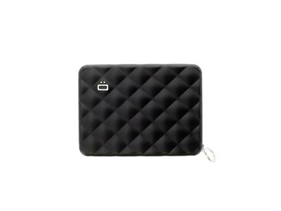 Image de  Portefeuille Quilted passport noir 