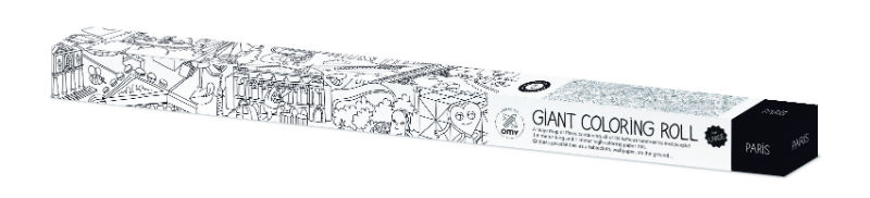Image de  Coloriage XXL Paris 180 x 100 cm 