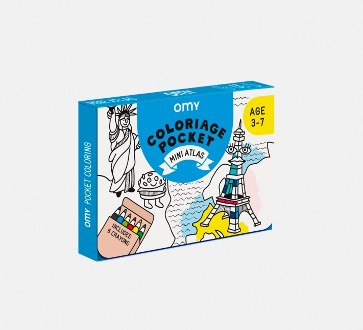Image de  Coloriage pocket mini atlas 