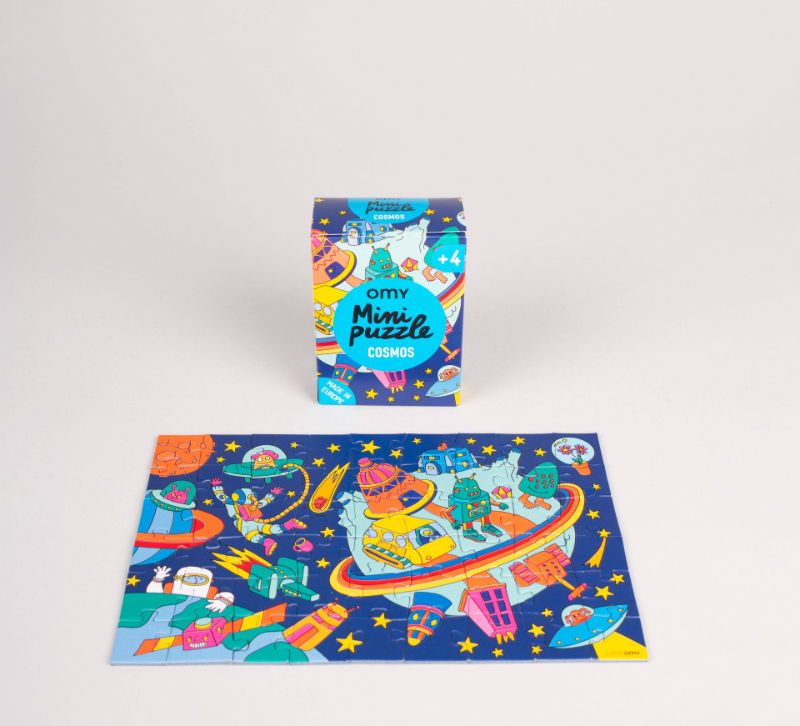 Image de  Mini puzzle 54 pièces cosmos 