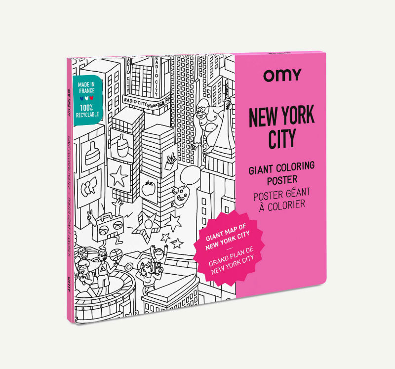 Image de  Poster à colorier new york city 100 x 70 cm 