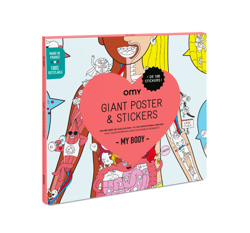Image de  Poster & stickers my body 100 x 70 cm 