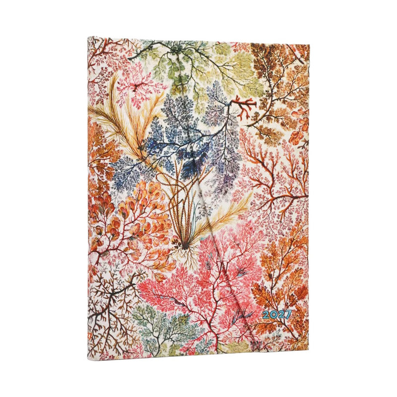 Ref. PAP20746, Agenda anémone - Midi - Verticale - 1 semaine sur 2 pages - 2027, marque PAPERBLANKS