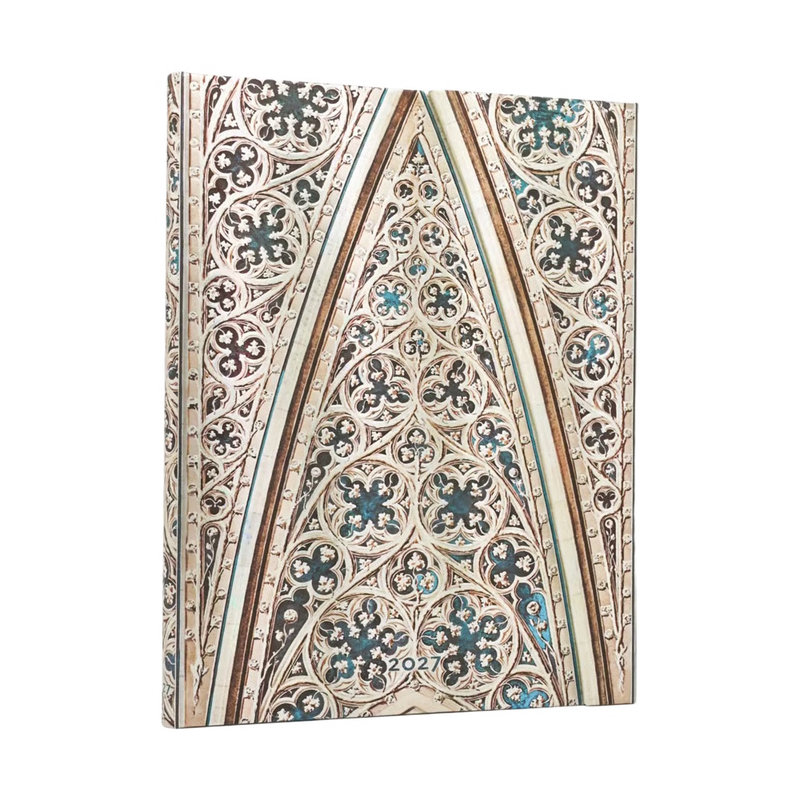 Ref. PAP21033, Agenda voûte de la cathédrale de Milan - Ultra - Verticale - 1 semaine sur 2 pages - 2027, marque PAPERBLANKS