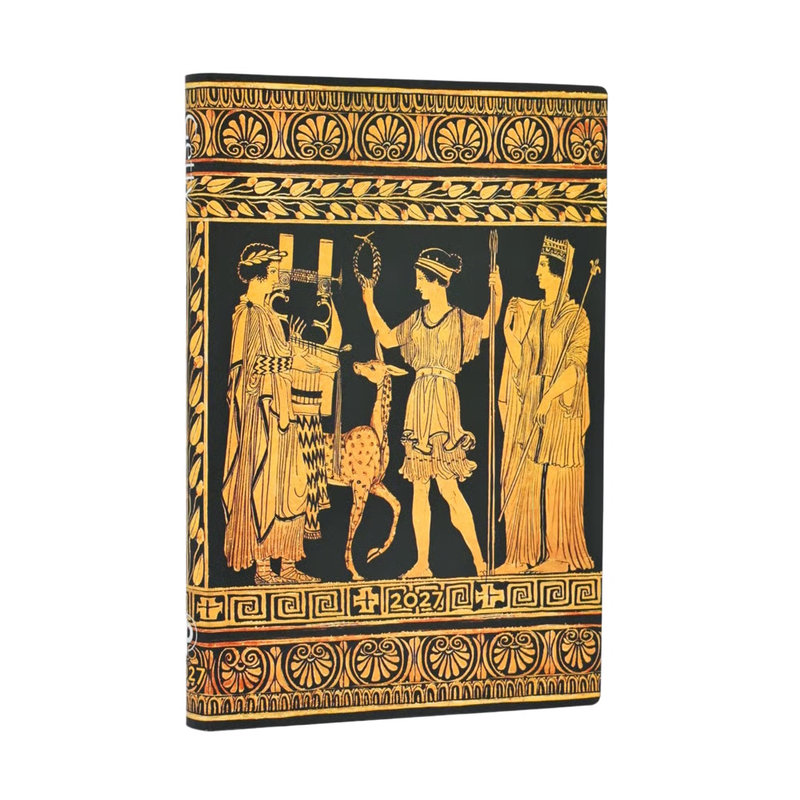 Ref. PAP21156, Agenda souple rassemblement de divinités - Mini - Horizontale - 1 semaine sur 2 pages - 2027, marque PAPERBLANKS