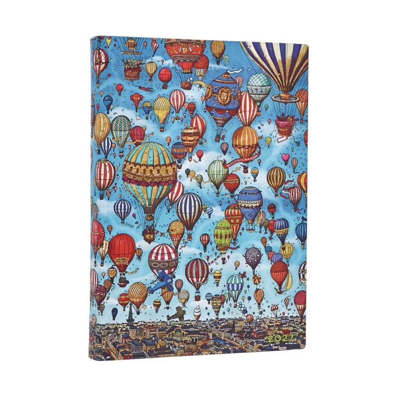 Ref. PAP21224, Agenda souple festival de montgolfières - Midi - 1 jour sur 1 page - 2027, marque PAPERBLANKS