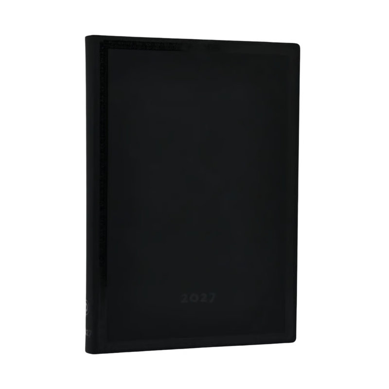 Ref. PAP21309, Agenda souple édition noire audacieux - Midi - Verticale - 1 semaine sur 2 pages - 2027, marque PAPERBLANKS