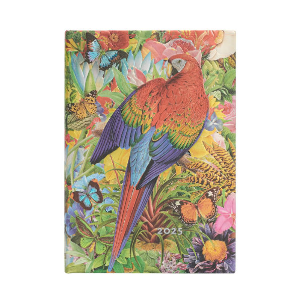 Image de  Agenda Tropical Garden - Midi - verticale - 1 semaine sur 2 pages - 2025 