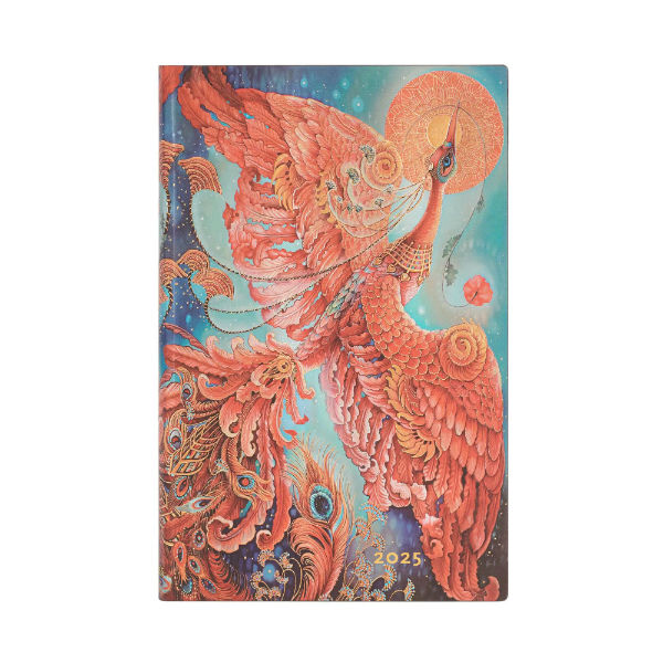 Image de  Agenda souple Firebird - Maxi - horizontale - 1 semaine sur 2 pages - 2025 