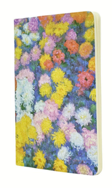 Image de  Cahier A5 80 pages pointillé les chrysanthèmes de Monet 