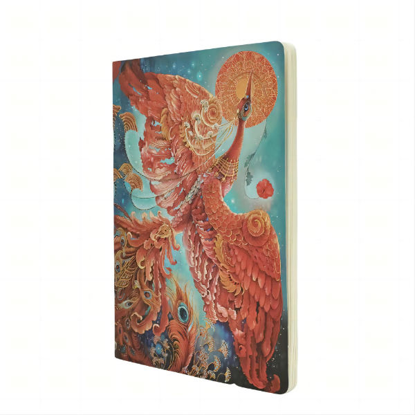 Image de  Cahier A4 80 pages uni oiseau de feu 