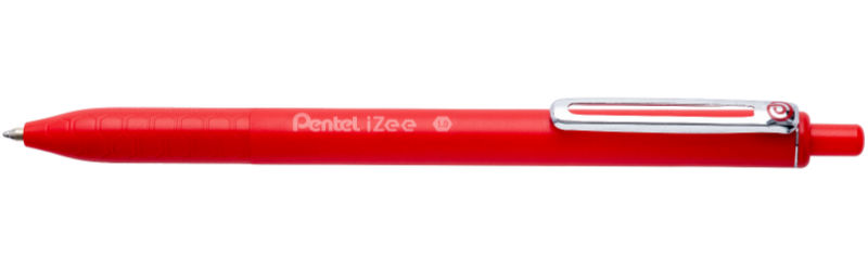 Ref. PENBX470B, Stylo bille retractable izee rouge