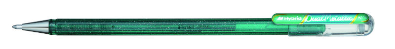 Image de  Stylo roller gel Dual Metallic vert/bleu 