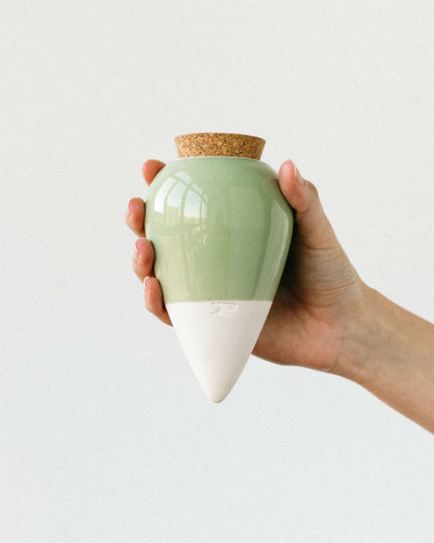 Image de  Pépin. Olla hydratante Vert 