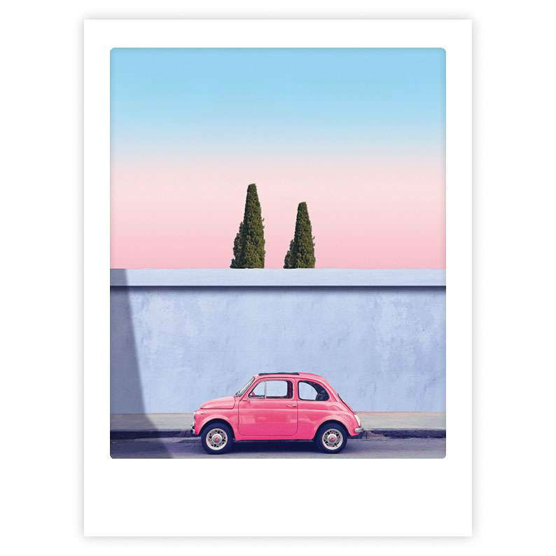 Image de  Affiche 40x30 red car dawning 