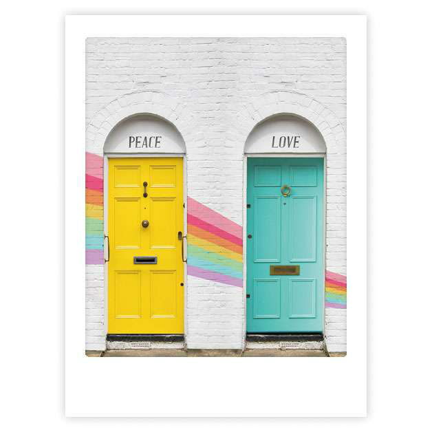 Image de  Affiche 40x30 love and peace 