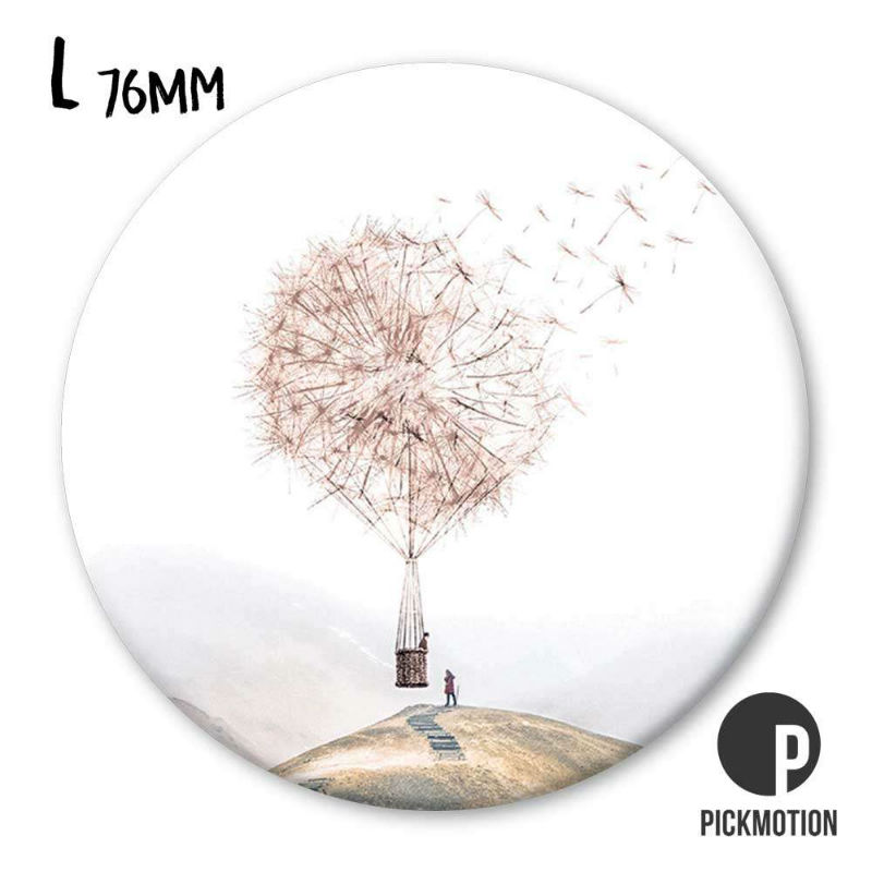 Image de  Magnet diam 76mm pusteblume 
