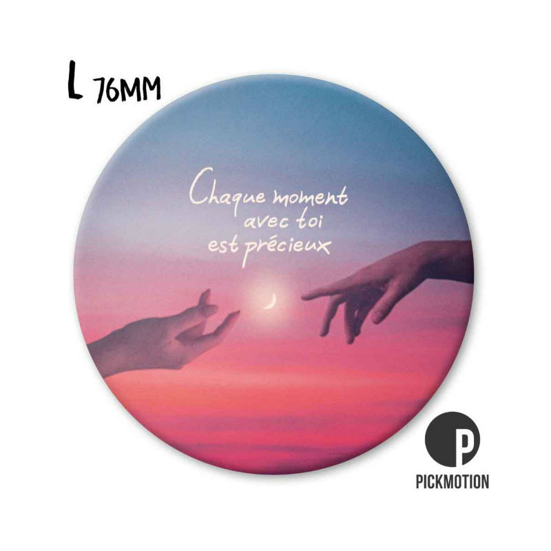 Image de  Magnet diam 76mm chaque moment 