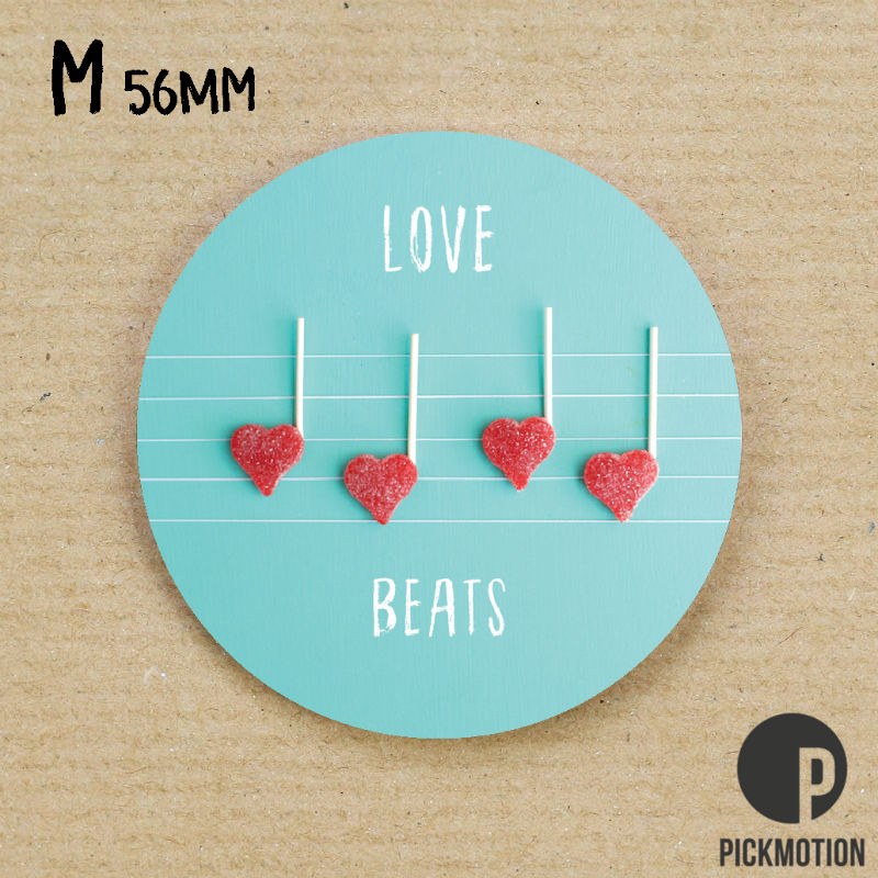 Image de  Magnet diam 56mm love beats 