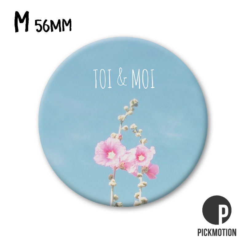 Ref. PICMM0360FR, Magnet diam 56mm toi et moi