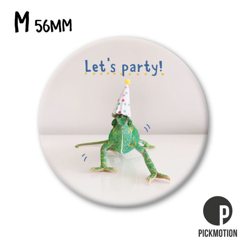 Ref. PICMM0684EN, Magnet diam 56mm lets party