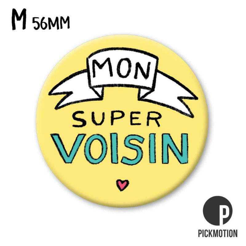 Image de  Magnet diam 56mm mon super voisin 