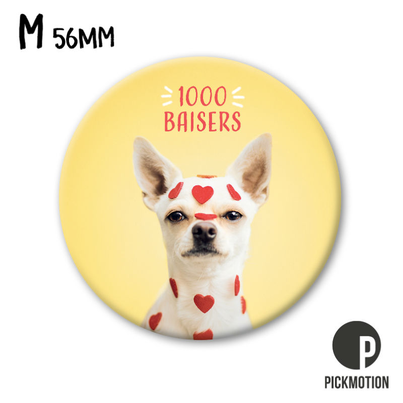Ref. PICMM1276FR, Magnet diam 56mm 1000 baisers