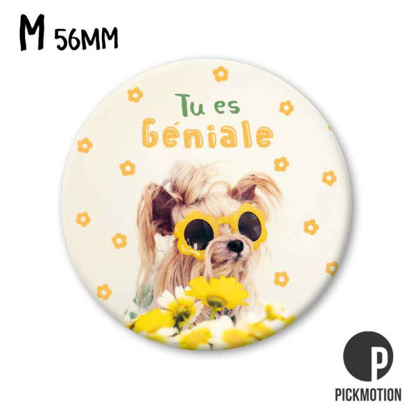 Ref. PICMM1339FR, Magnet diam 56mm tu es gÉniale