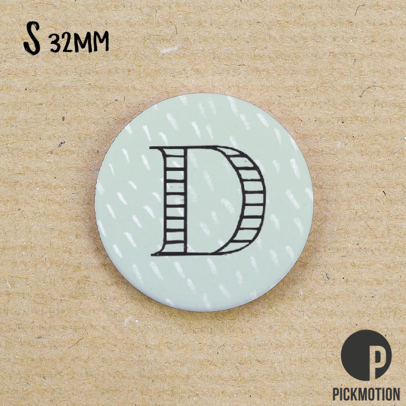 Image de  Magnet diam 32mm linocut d 