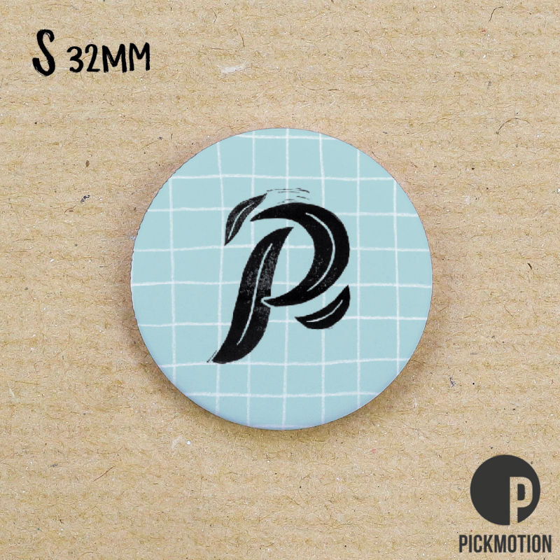 Image de  Magnet diam 32mm linocut p 