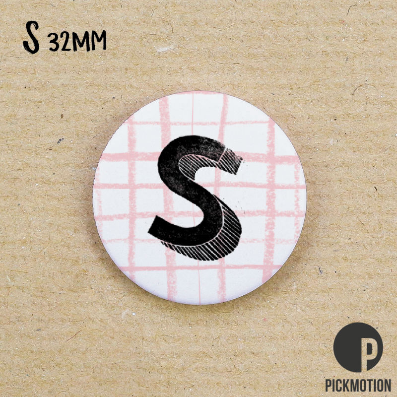 Image de  Magnet diam 32mm linocut s 