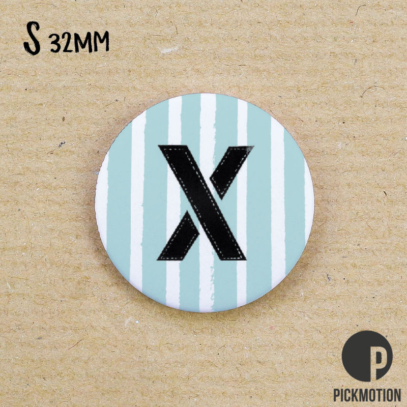 Image de  Magnet diam 32mm linocut x 