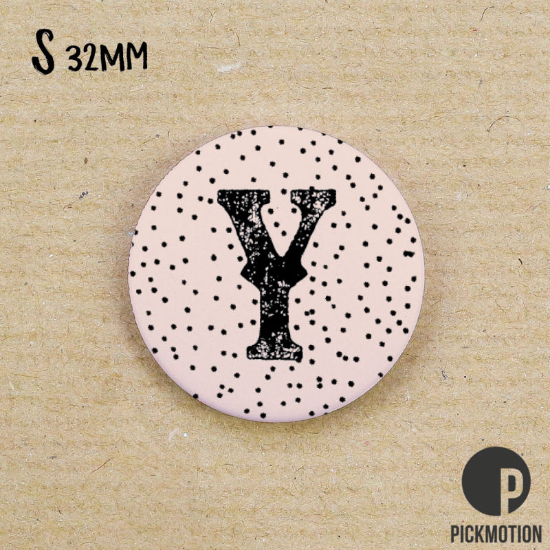 Image de  Magnet diam 32mm linocut y 