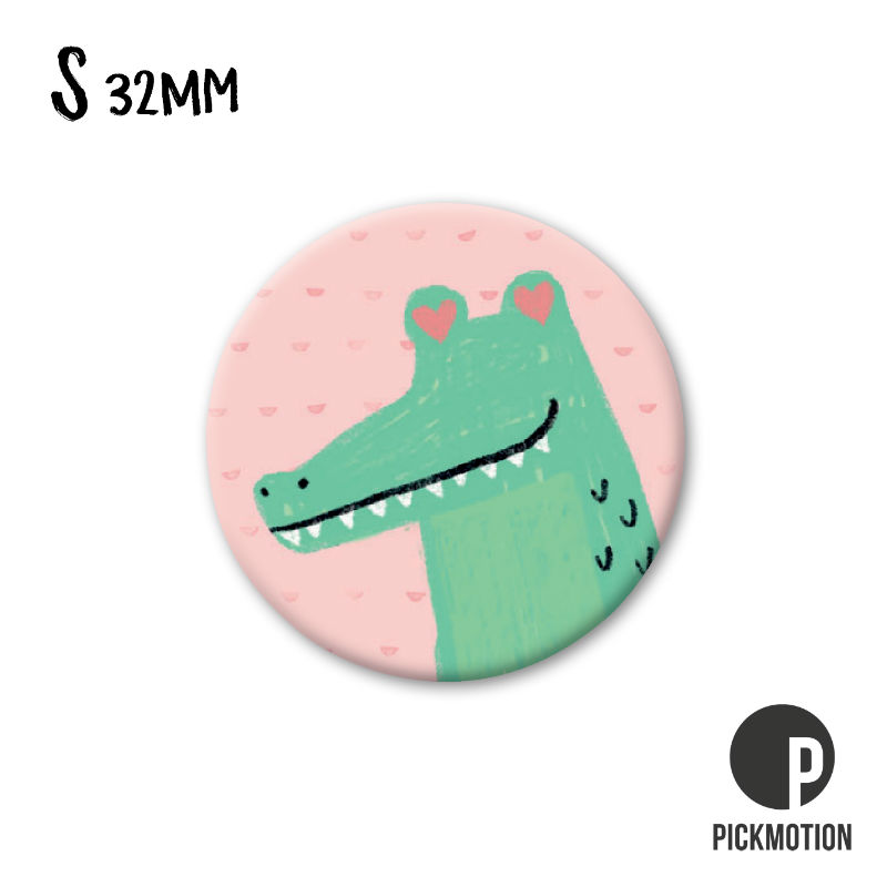 Ref. PICMSA0411, Magnet diam 32mm crocodile