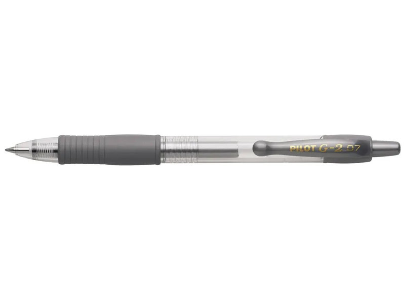 Ref. PIL61743, PILOT - Stylo bille rétractable Pilot G2 argent, Or/Argent, marque PILOT