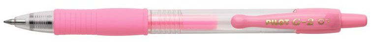 Image de  Stylo bille rétractable Pilot G2 Pastel rose 
