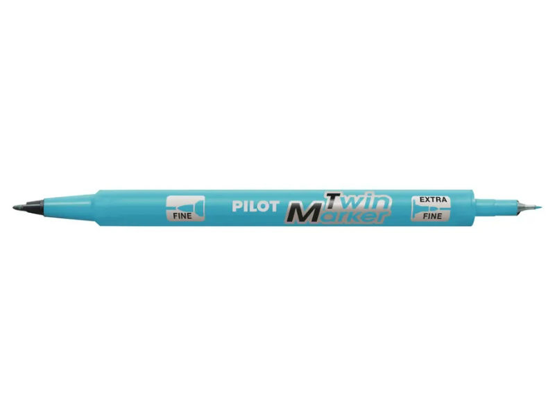 Image de  Marqueur permanent Twin Marker turquoise 