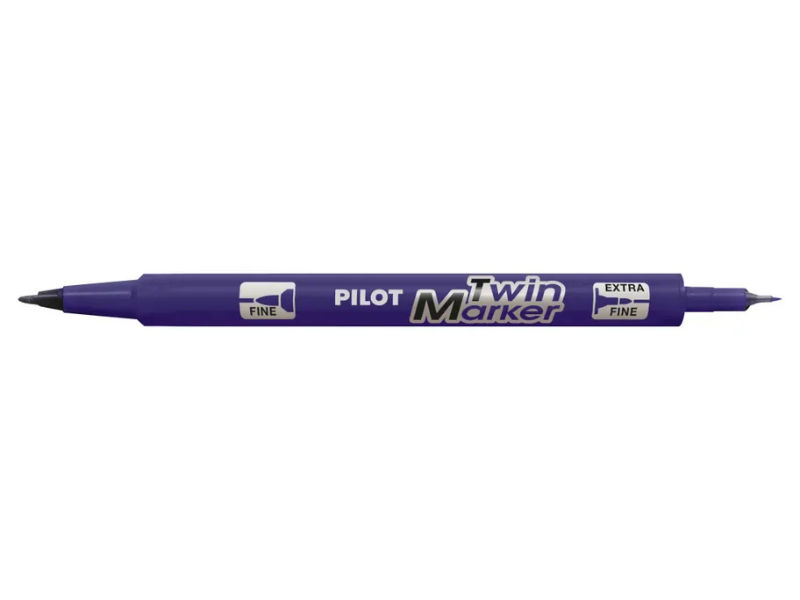 Image de  Marqueur permanent Twin Marker violet 